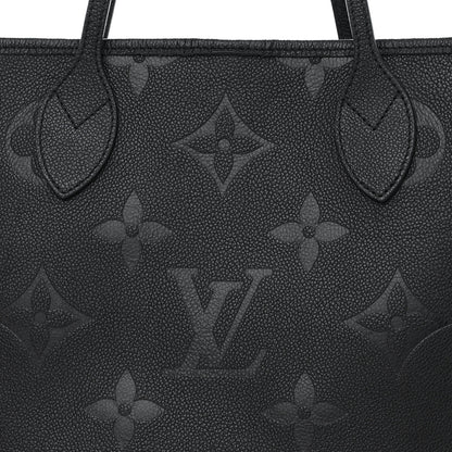 Louis Vuitton Empreinte Monogram Giant Neverfull MM Black 7 of 12