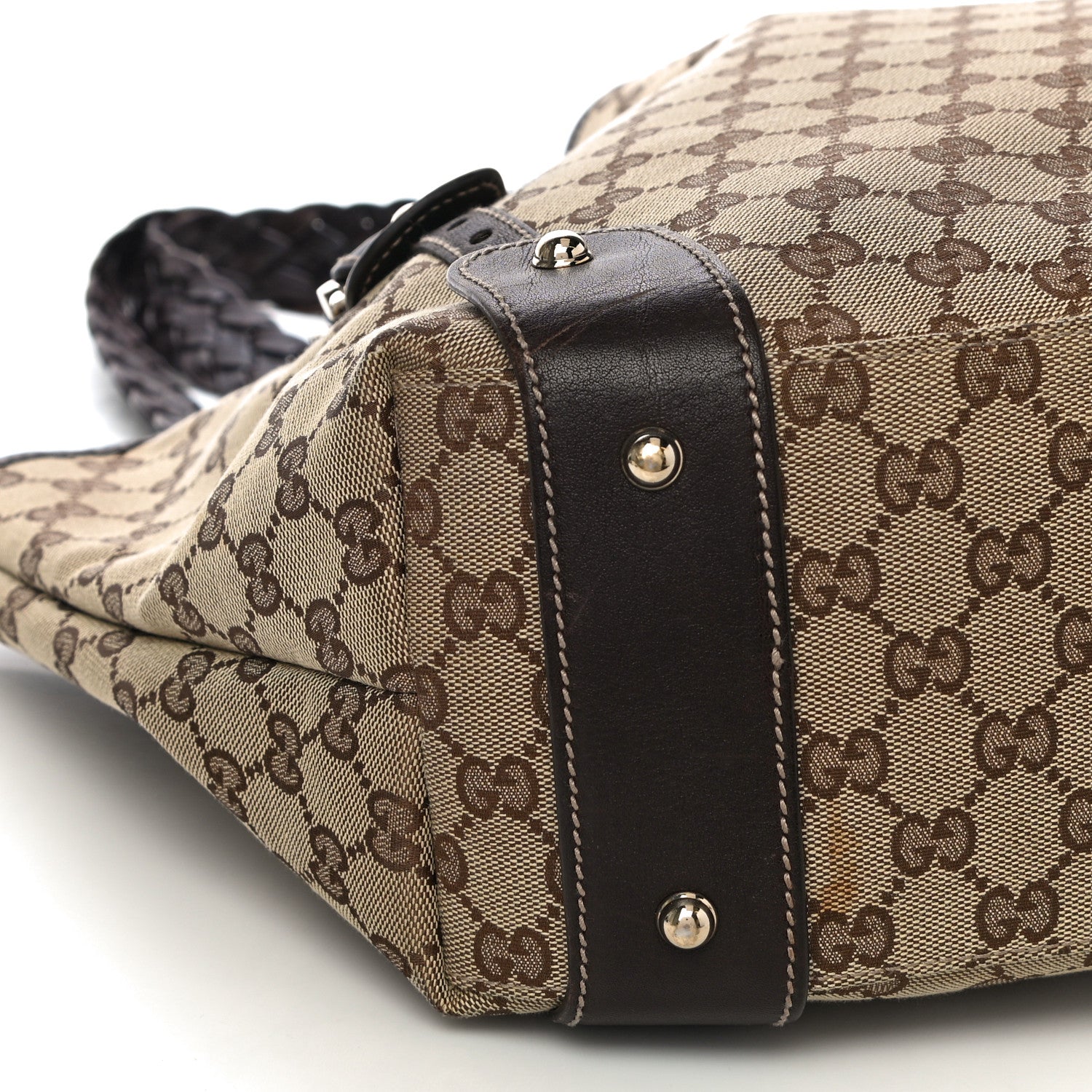 Gucci Monogram Medium Pelham Shoulder Bag Dark Brown 9 of 10
