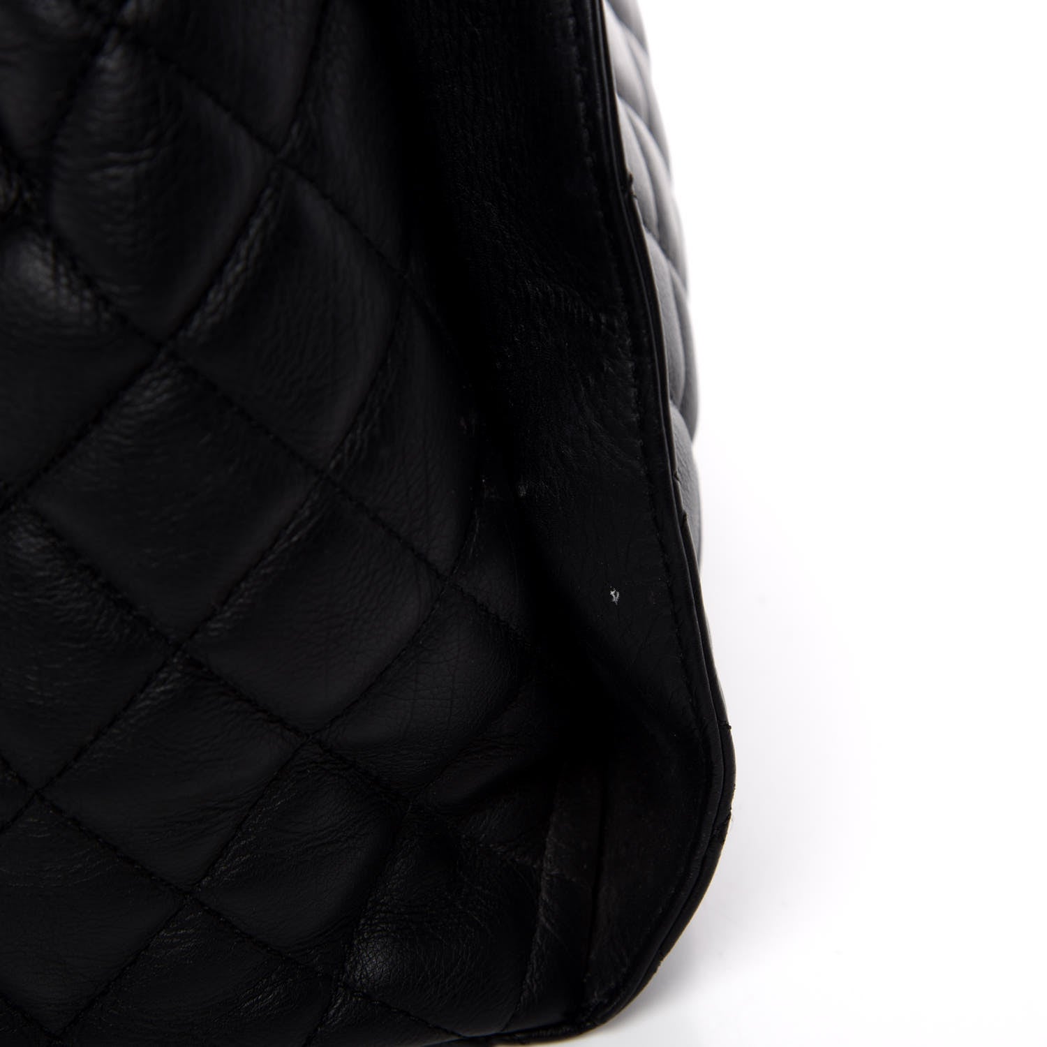 Chanel Calfskin Quilted Large Chic and Soft Shopping Tote Black 17 of 18