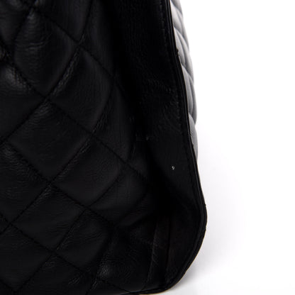 Chanel Calfskin Quilted Large Chic and Soft Shopping Tote Black 17 of 18