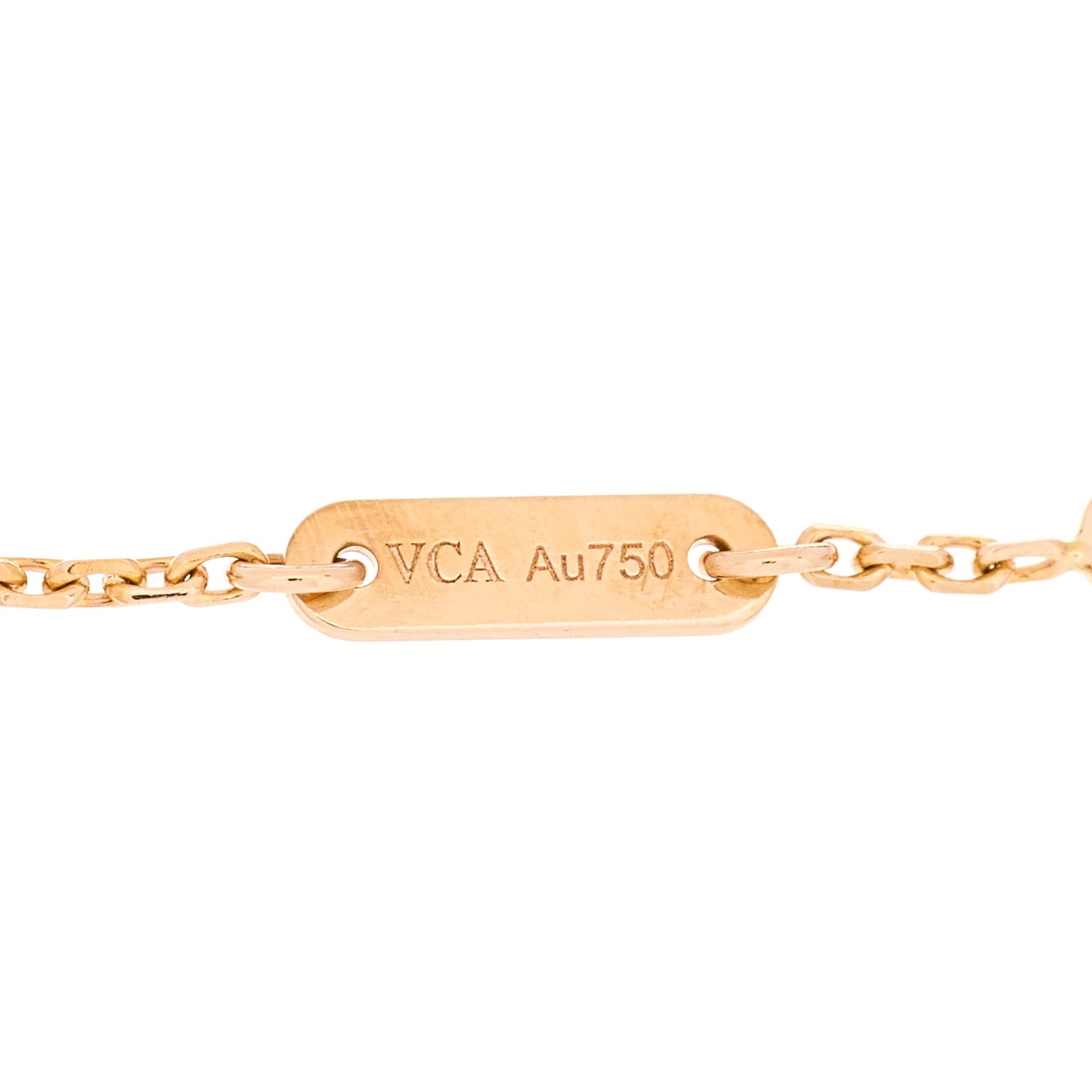 Van Cleef & Arpels 18K Rose Gold Ruby Mini Frivole Bracelet 3 of 4