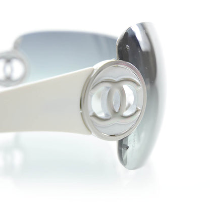Chanel CC Logo Sunglasses 4145 White 4 of 9