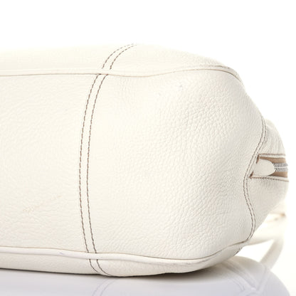 Prada Vitello Phenix Bowling Bag White 8 of 8