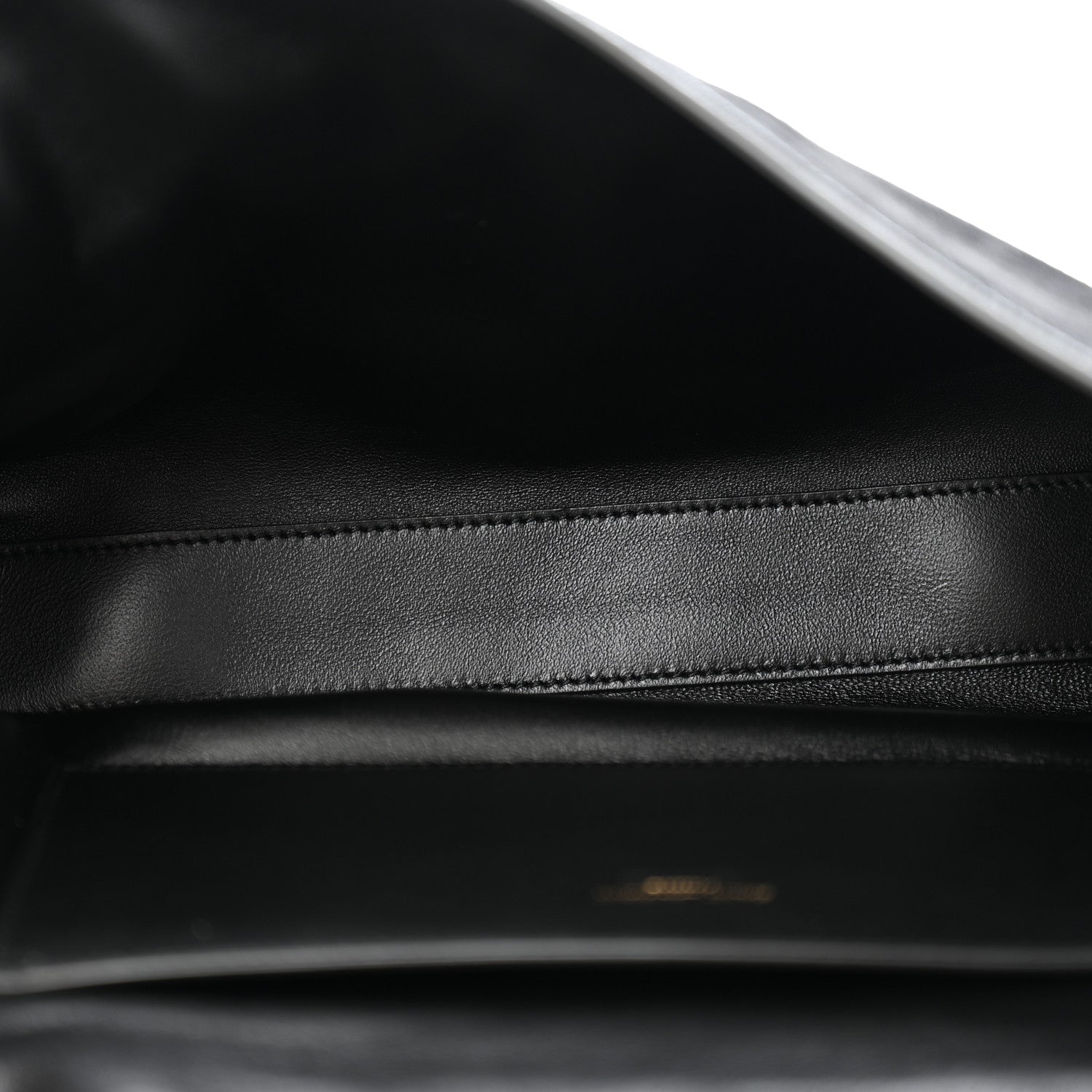 Saint Laurent Smooth Calfskin Suede Medium Reversible Monogram Kate Satchel Black 5 of 13