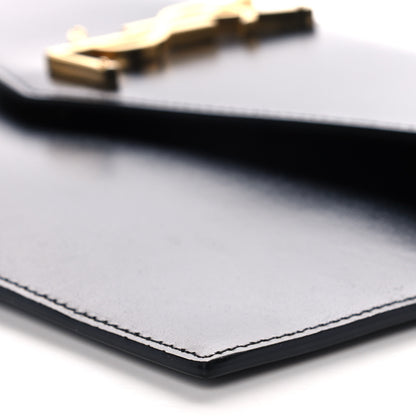 Saint Laurent Smooth Shiny Calfskin Monogram Uptown Pouch Black 11 of 16
