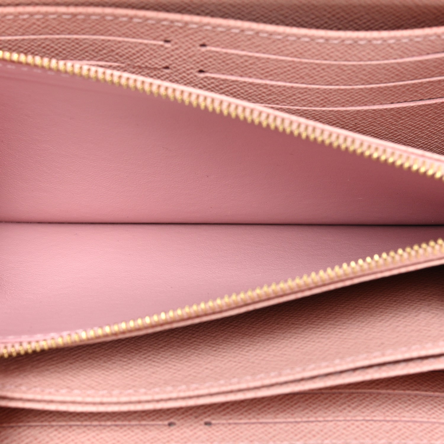 Louis Vuitton Damier Azur Clemence Wallet Rose Ballerine 6 of 13