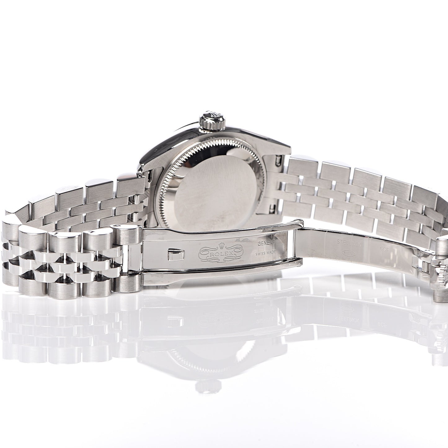 Stainless Steel 18K White Gold 26mm Oyster Perpetual Datejust Watch Silver 179174