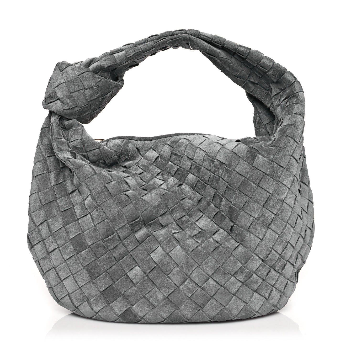 Suede Calfskin Intrecciato Teen Jodie Hobo Thunder