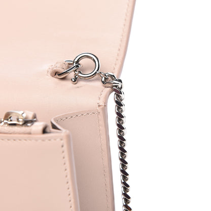Saint Laurent Smooth Calfskin Classic Monogram Kate Tassel Chain Wallet Marble Pink 14 of 17