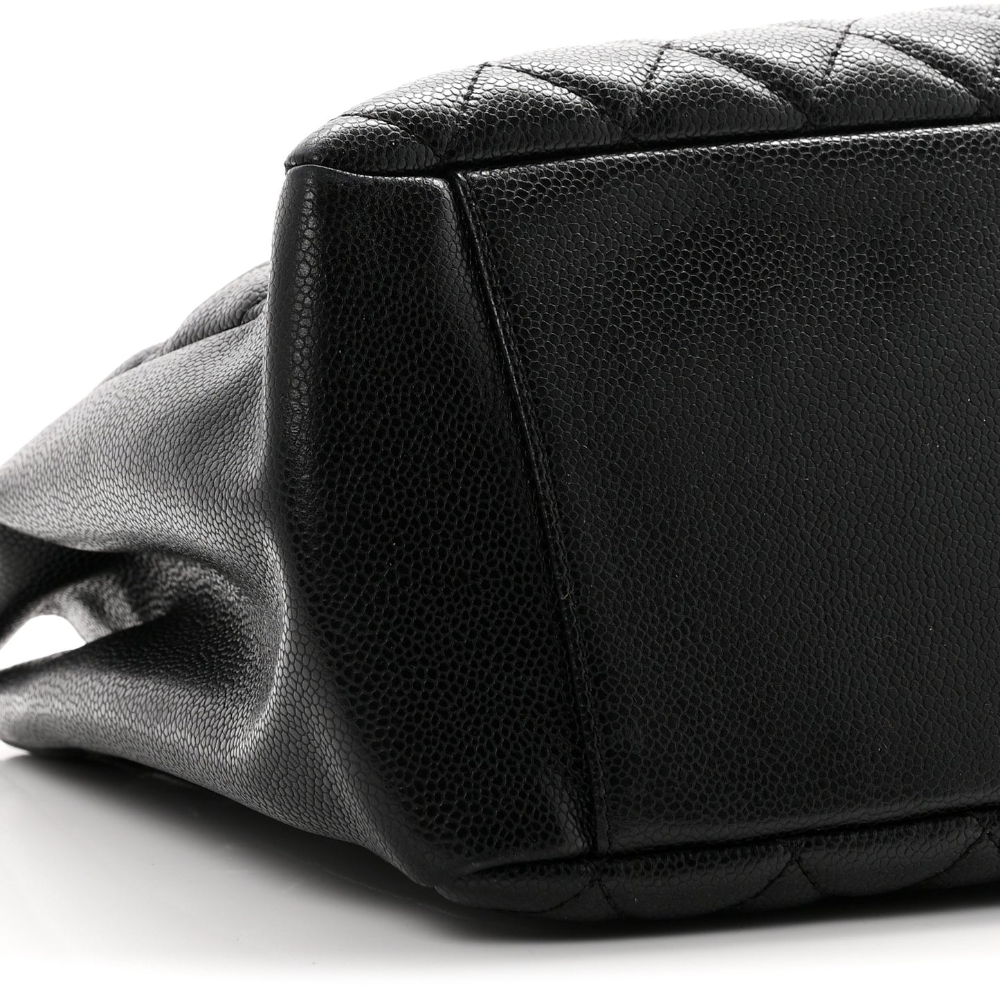 Caviar Quilted Grand Shopping Tote GST Black