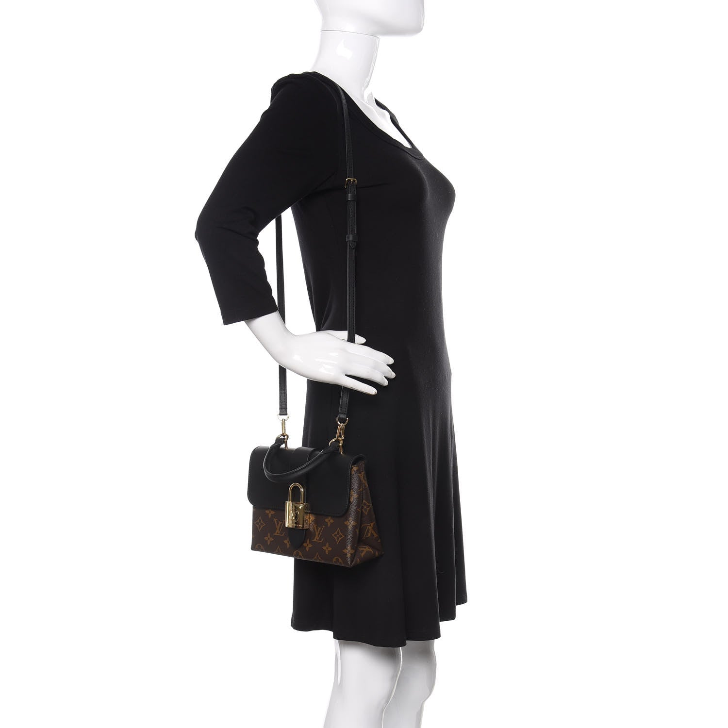Louis Vuitton Monogram Locky BB Black 2 of 12