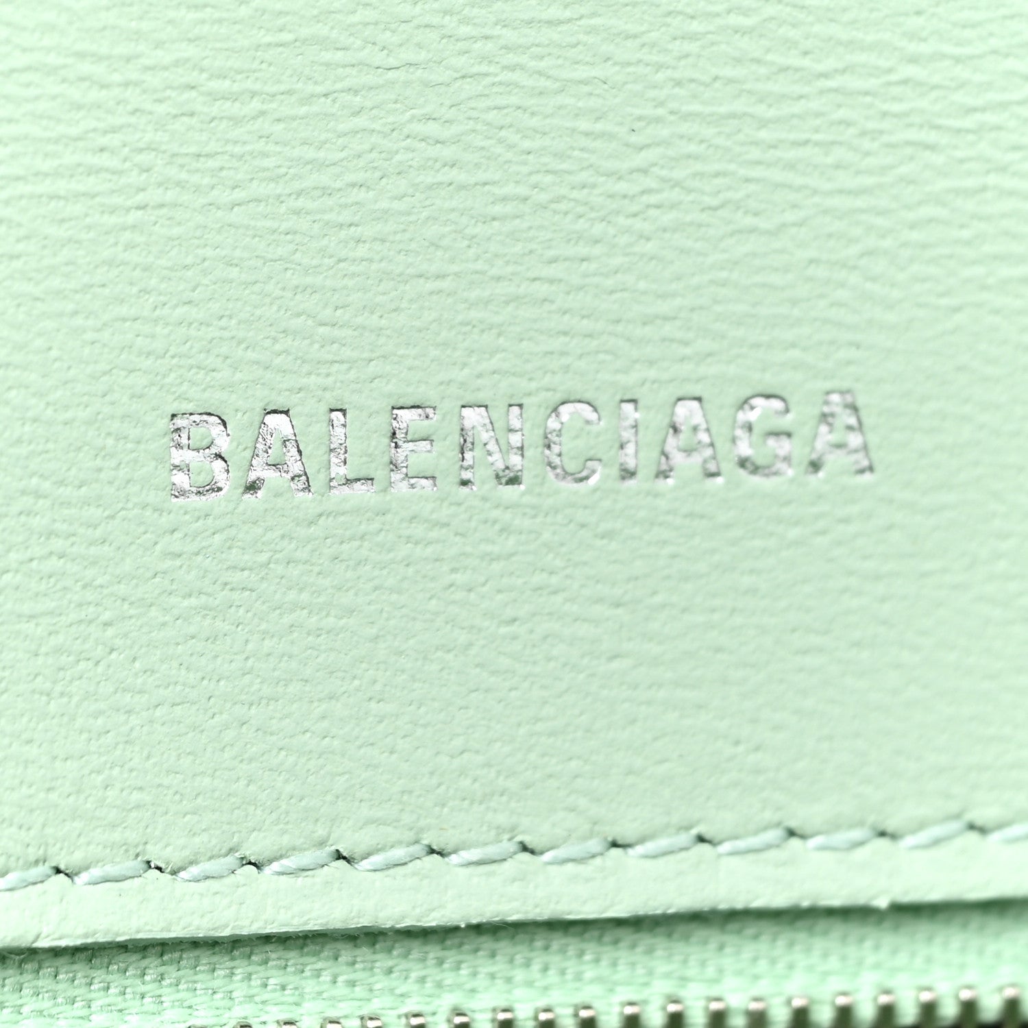 Balenciaga Shiny Box Calfskin Small Hourglass Top Handle Bag Light Green 12 of 18
