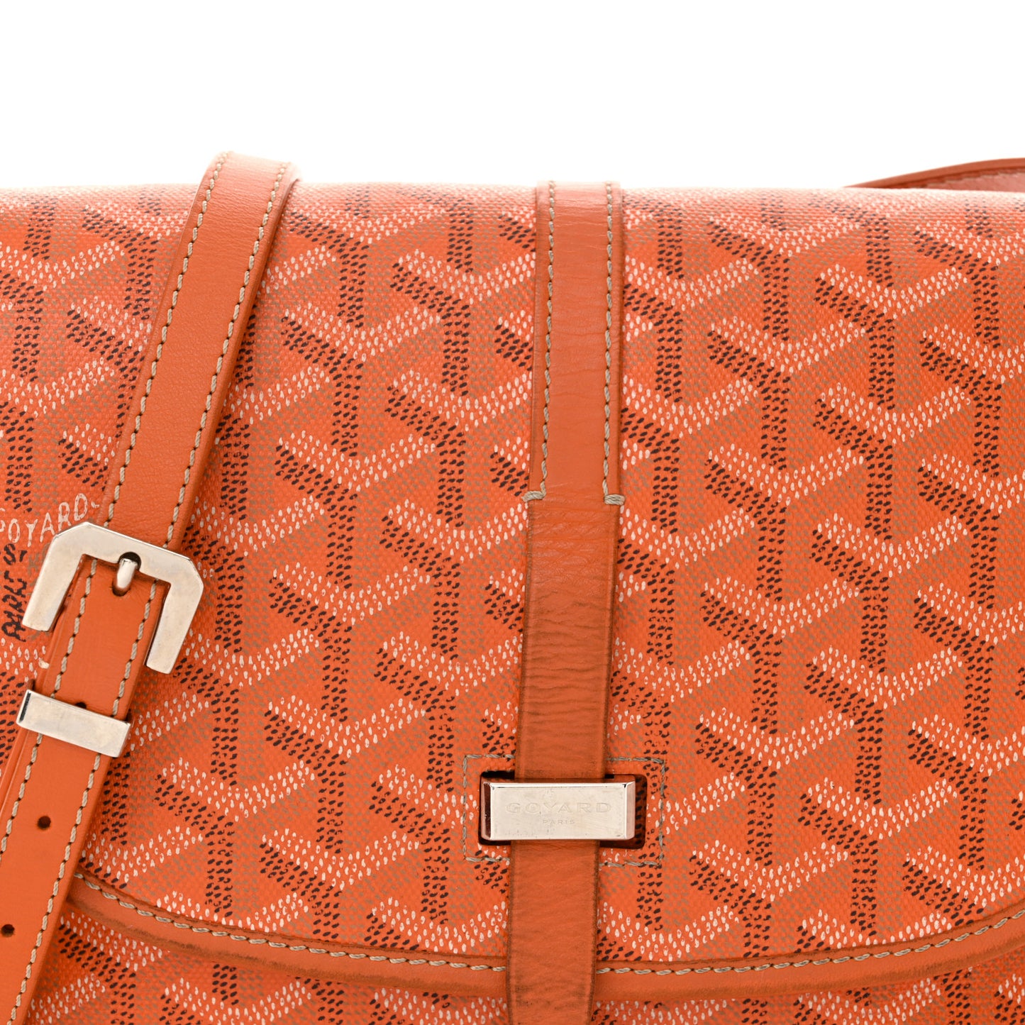 Goyardine Belvedere II PM Messenger Bag Orange