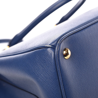 Prada Saffiano Lux Parabole Tote Bleuette 11 of 12