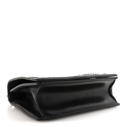 Christian Dior Lambskin Multi Studded Medium Diorama Flap Bag Black 4 of 9