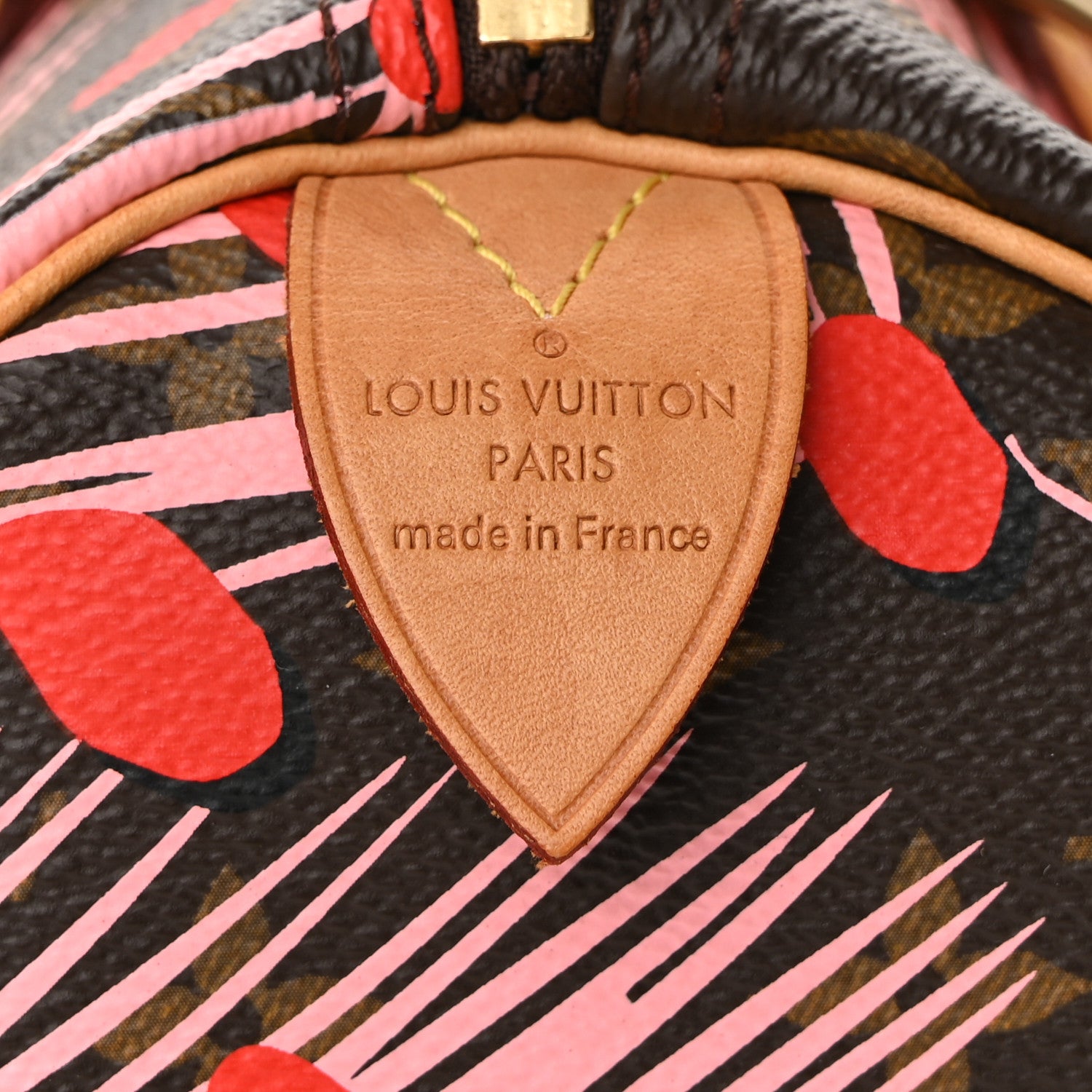 Louis Vuitton Monogram Jungle Dots Speedy 30 Sugar Pink Poppy 6 of 10