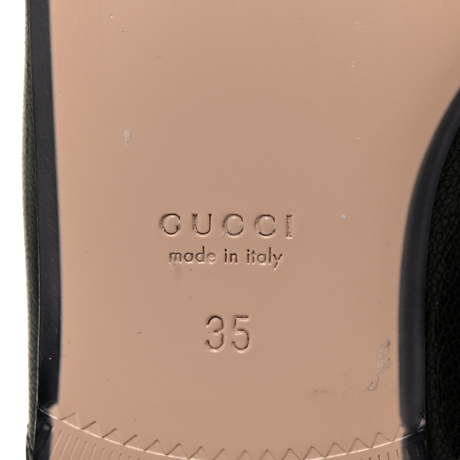 Gucci Goatskin Bee Star Embroidered Womens Princetown Slippers 35 Black 12 of 16