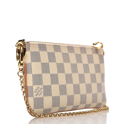 Louis Vuitton Damier Azur Pochette Milla MM 3 of 7