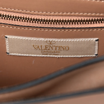 Valentino Garavani Grained Calfskin Tribal B-Rockstud Rolling Shoulder Bag Soft Noisette 8 of 11