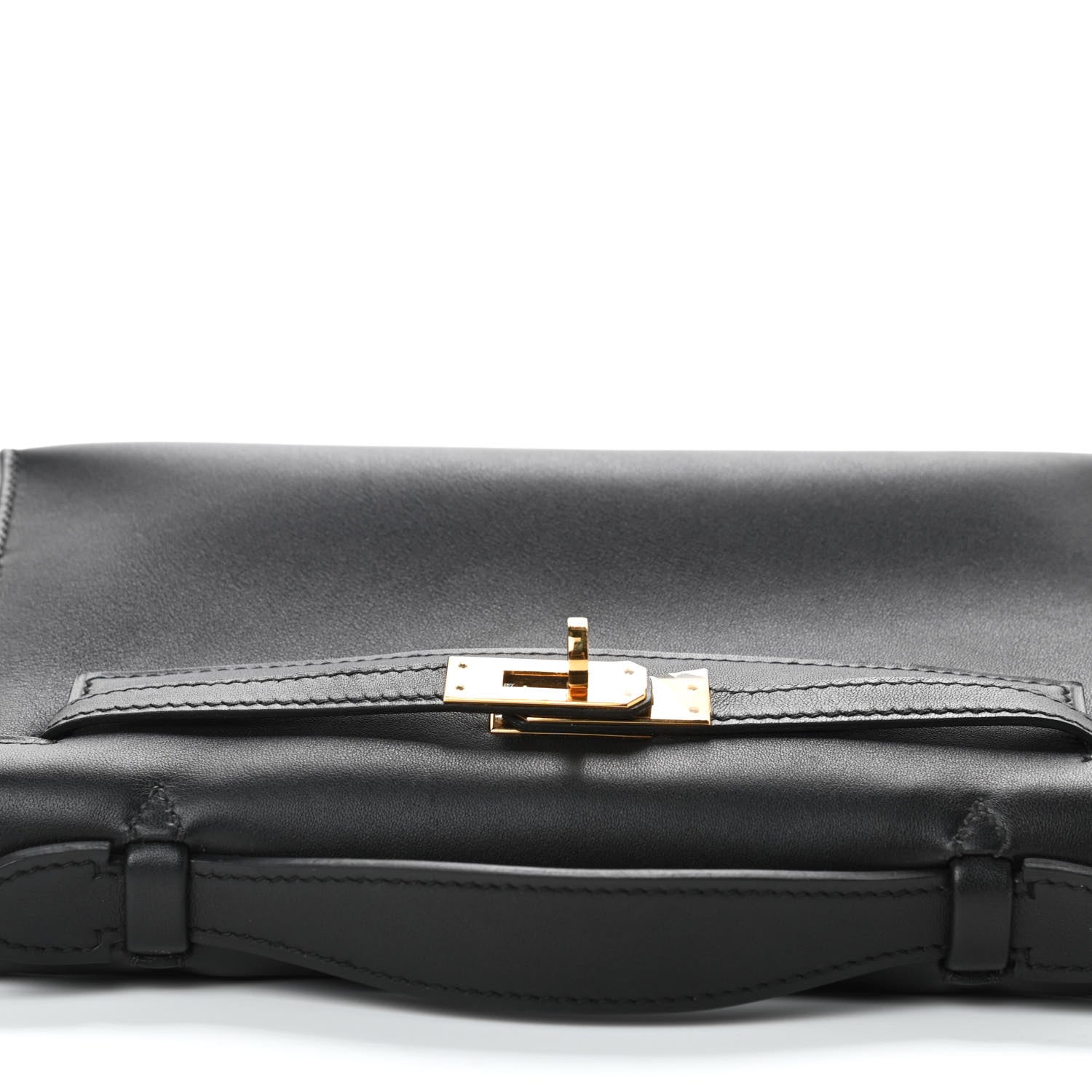 Hermes Swift Kelly Pochette Clutch Black 8 of 25