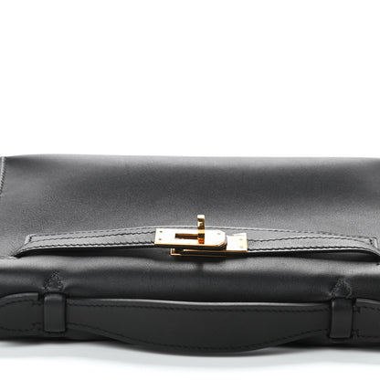 Hermes Swift Kelly Pochette Clutch Black 8 of 25