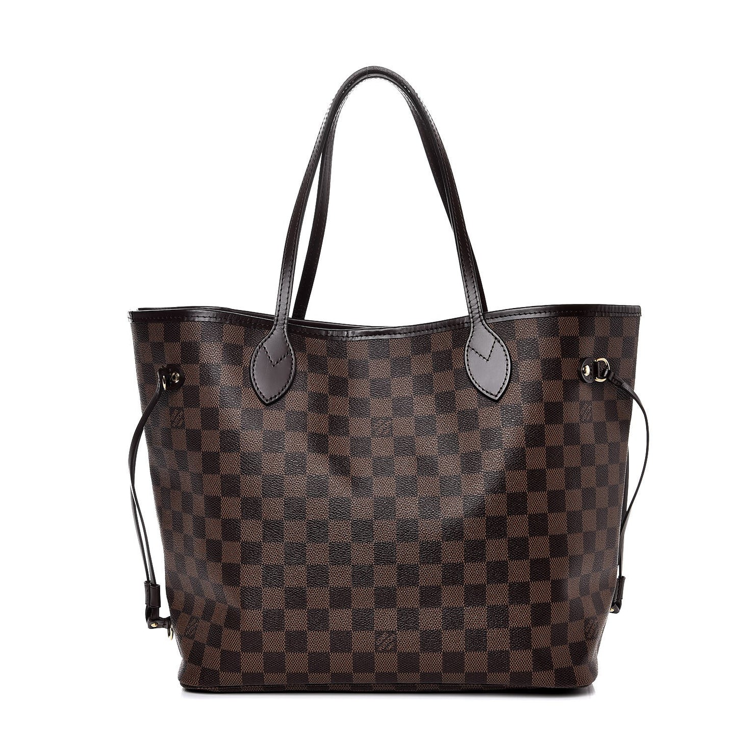Damier Ebene Neo Neverfull MM Rose Ballerine