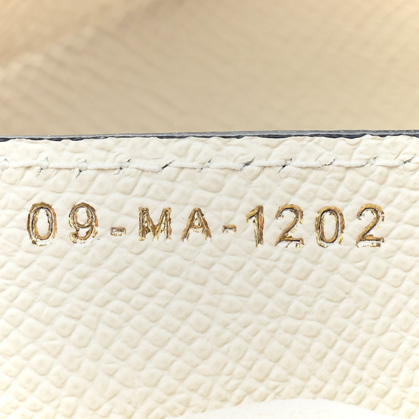 Grained Calfskin Saddle Bag With Strap Latte