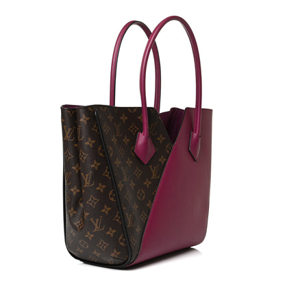 Louis Vuitton Calfskin Monogram Kimono Tote Grape 3 of 16