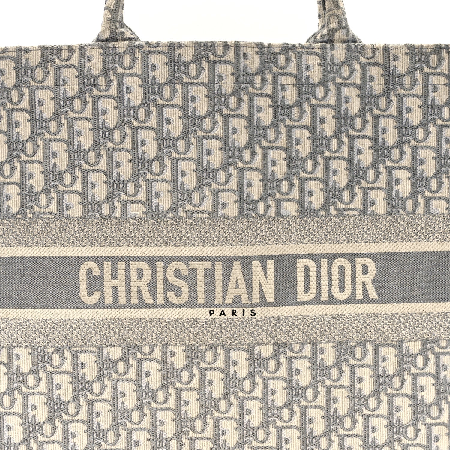 Christian Dior Oblique Large Book Tote Grey 8 of 14