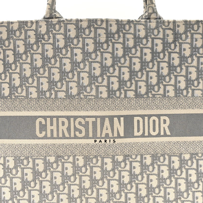 Christian Dior Oblique Large Book Tote Grey 8 of 14