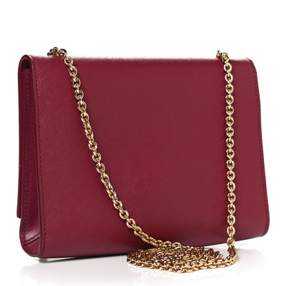Salvatore Ferragamo Calfskin Mini Miss Vara Bow Chain Bag Burgundy 3 of 10