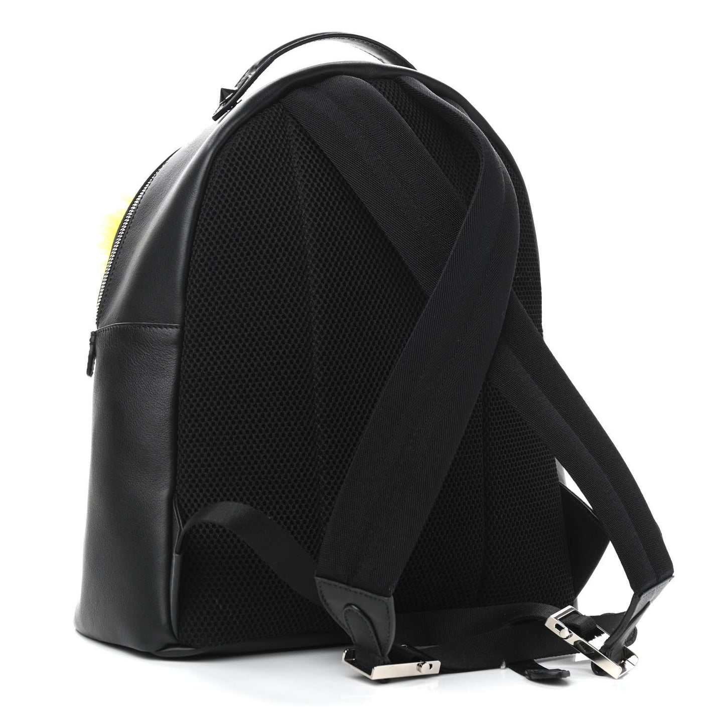 Vitello Dolce Fox Elaphe Ayers Hypnoteyes Large Backpack Black Giallo Multicolor