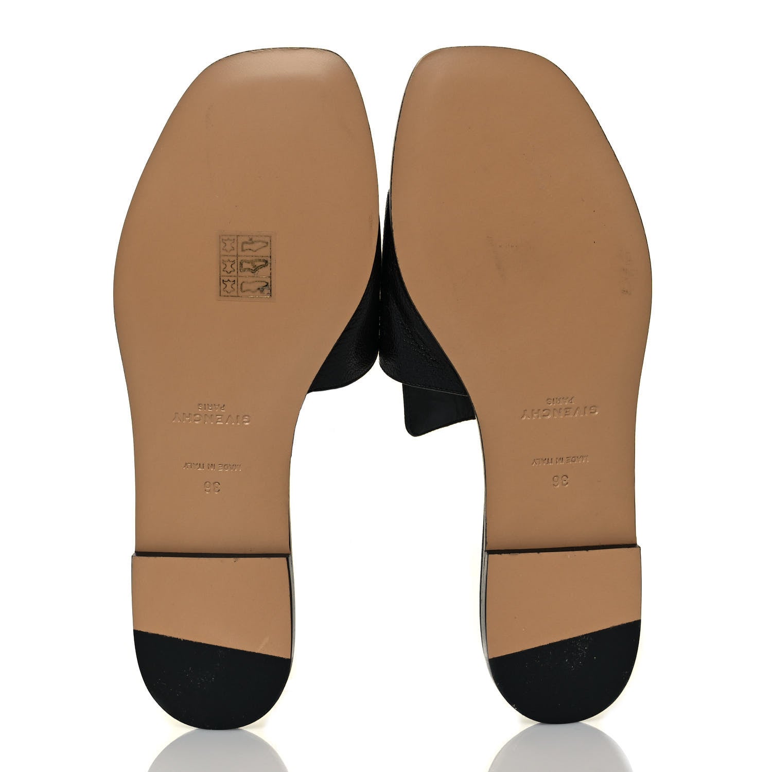 Givenchy Goatskin 4G Flat Sandals 36 Black 5 of 8