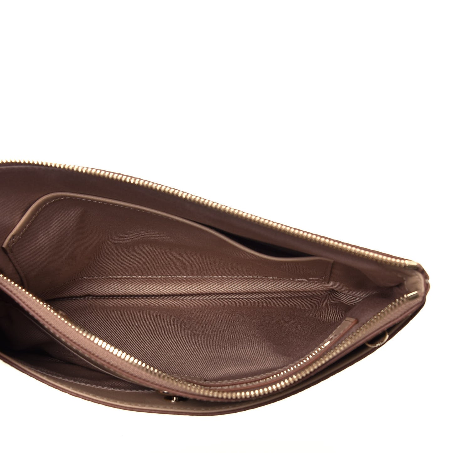 Metallic Visetos Medium Crossbody Pouch Berline Gold