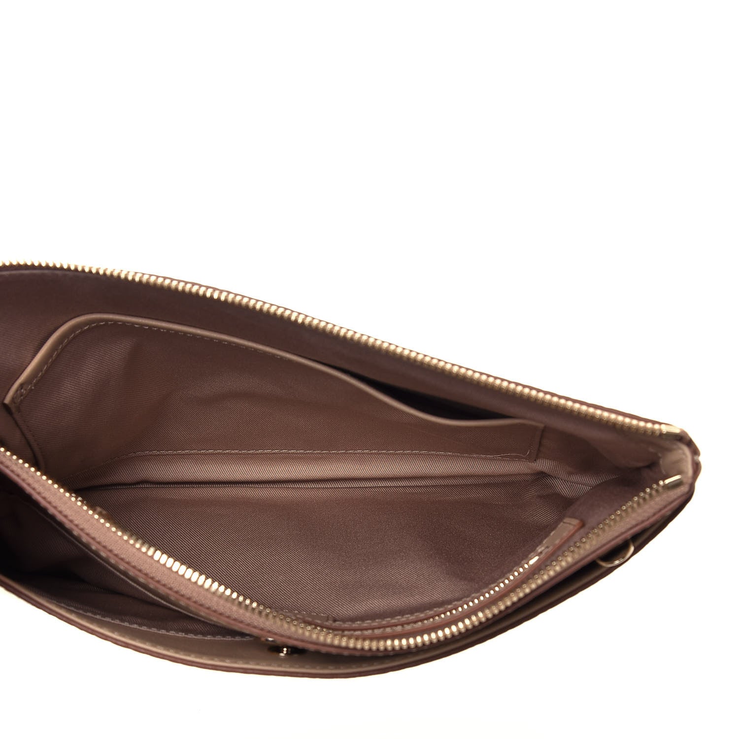 MCM Metallic Visetos Medium Crossbody Pouch Berline Gold 10 of 13