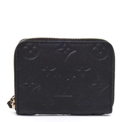 Louis Vuitton Empreinte Zippy Coin Purse Black 1 of 7
