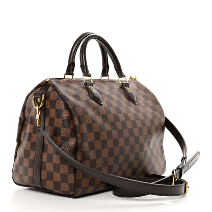 Louis Vuitton Damier Ebene Speedy Bandouliere 30 3 of 10