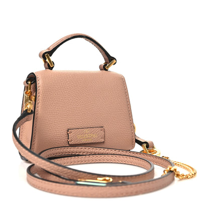 Valentino Garavani Calfskin Micro VSling Top Handle Bag Rose Cannelle 3 of 10