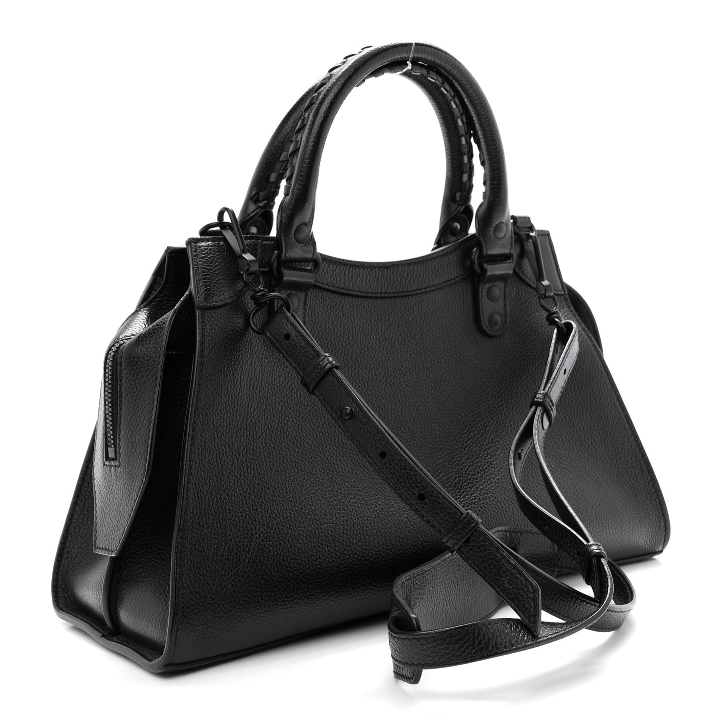 Grained Calfskin Neo Classic Black Hardware S City Black