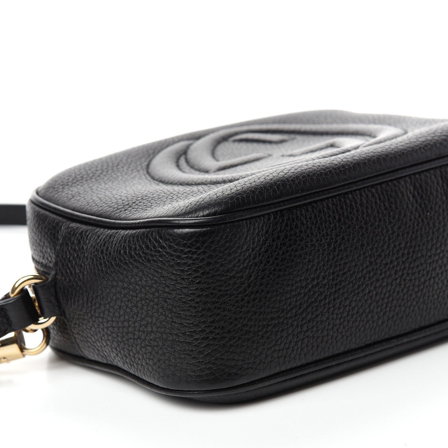 Gucci Pebbled Calfskin Small Soho Disco Bag Black 6 of 11