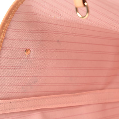 Louis Vuitton Damier Azur Neo Neverfull MM Rose Ballerine 9 of 9