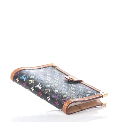 Louis Vuitton Monogram Multicolor Small Ring Agenda Cover Black 3 of 5