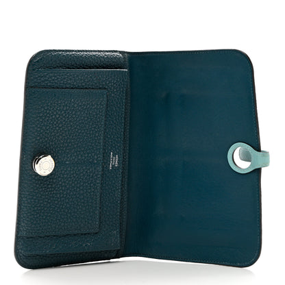 Hermes Togo Swift Dogon Duo Wallet Colvert Bleu Atoll 5 of 8