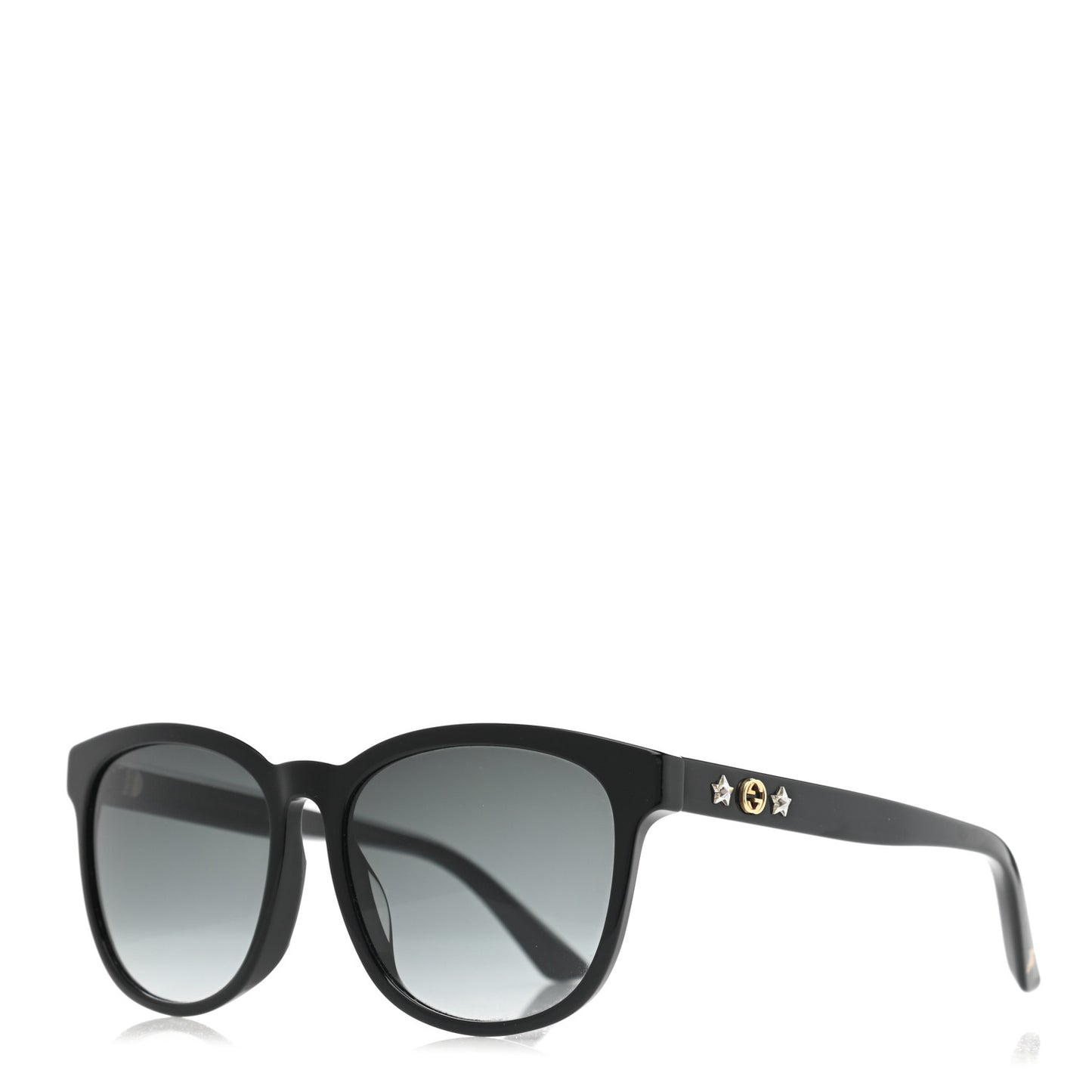 Round Frame Star Sunglasses GG0232SK Black