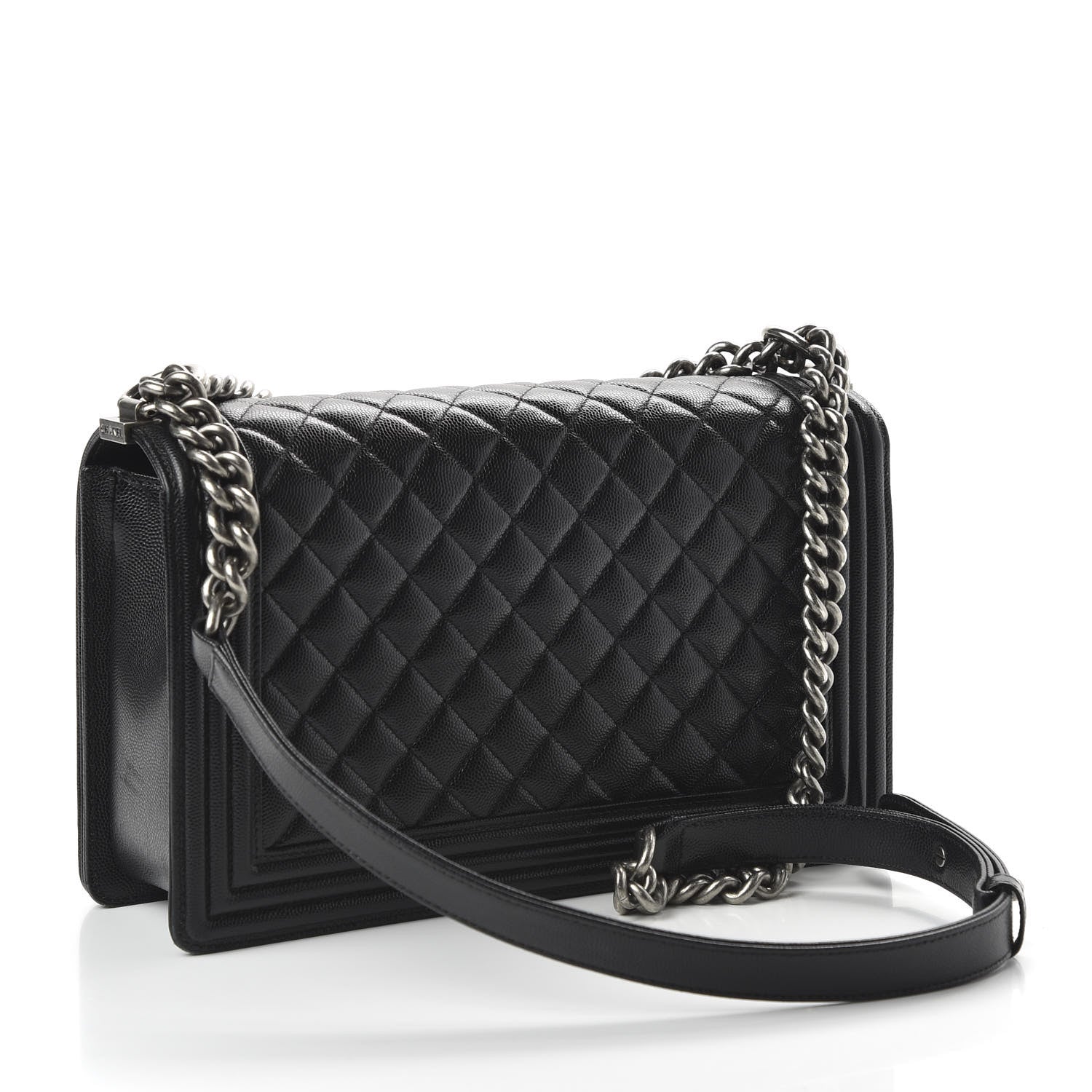 Chanel Caviar Quilted New Medium Boy Flap Black 3 of 12