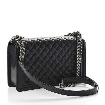Chanel Caviar Quilted New Medium Boy Flap Black 3 of 12