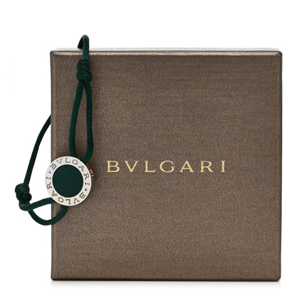 Bulgari Sterling Silver Enamel BVLGARI BVLGARI Adjustable Cord Bracelet Green 5 of 5