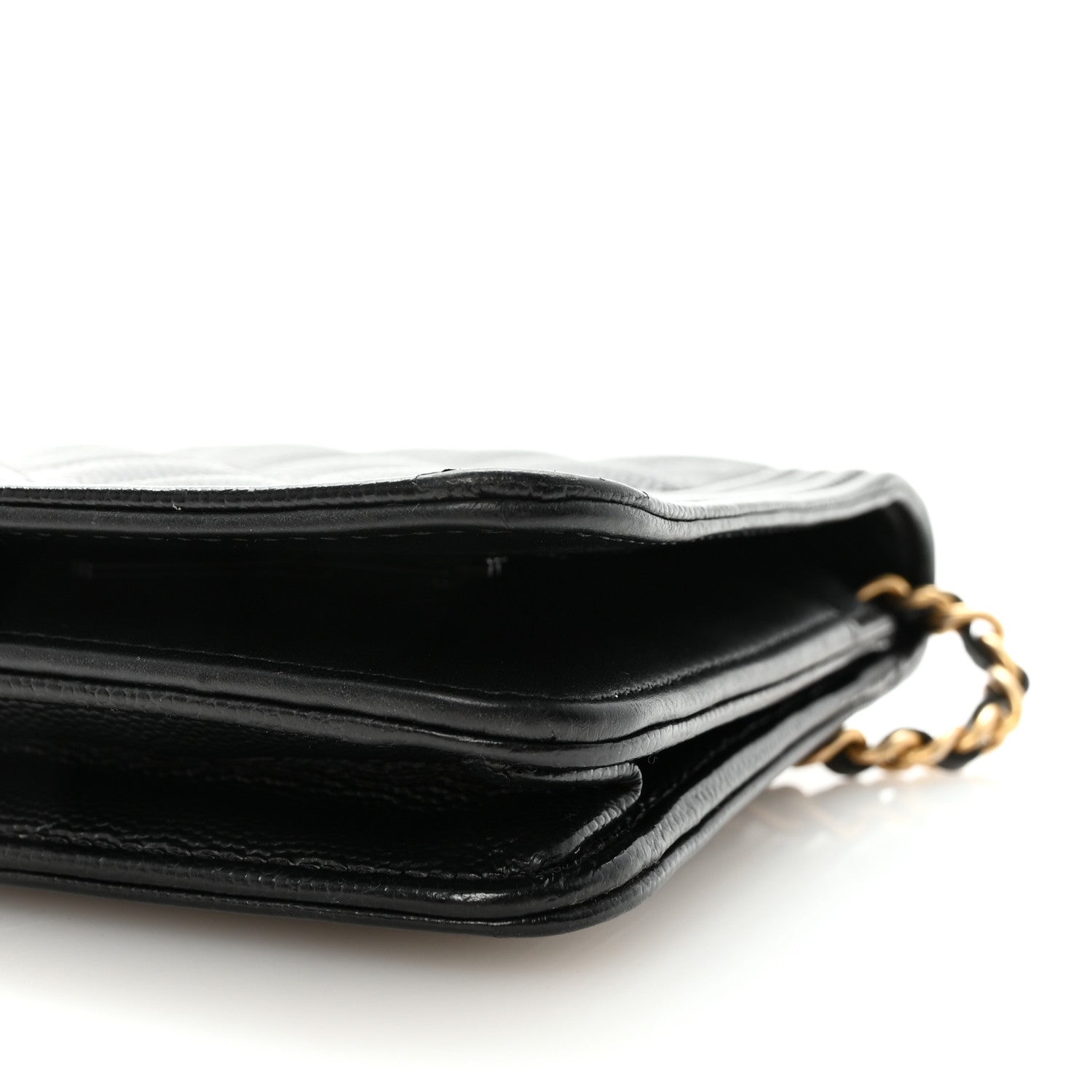 Chanel Caviar Quilted Boy Wallet On Chain WOC Black 11 of 11