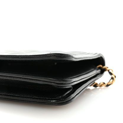 Chanel Caviar Quilted Boy Wallet On Chain WOC Black 11 of 11