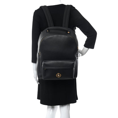 Versace Calfskin Medusa Backpack Black 2 of 9